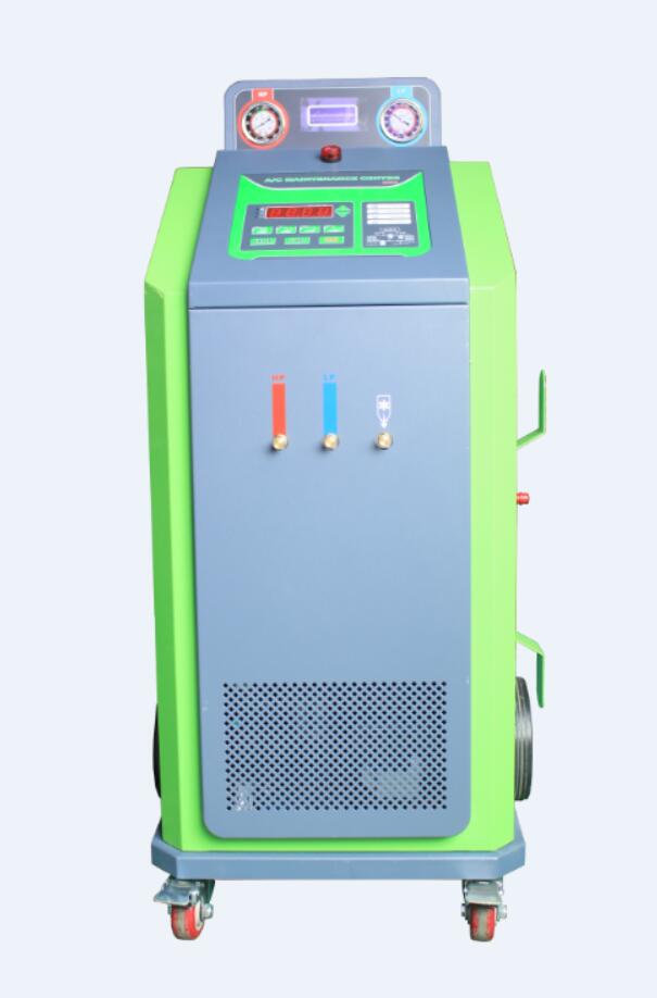 Airconditioning recovery and recharge service machine